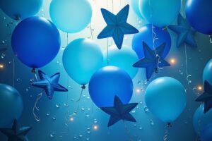 12 Partydeko blau Ideen